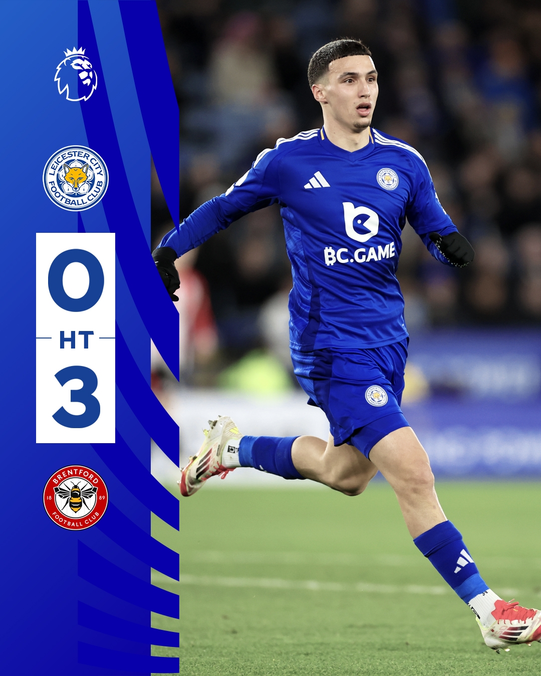 半場(chǎng)0-3！萊斯特若不進(jìn)球輸球，將主場(chǎng)6連敗0進(jìn)球創(chuàng)歷史最糟戰(zhàn)績(jī)